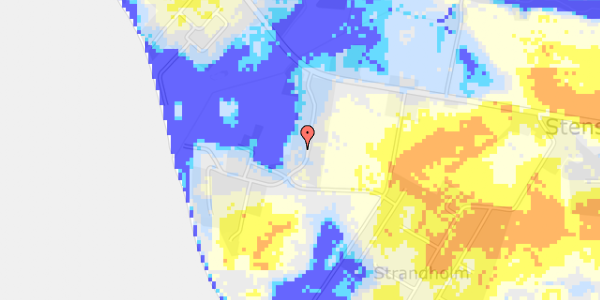 Ekstrem regn på Klintholmvej 22A