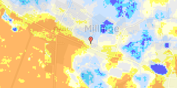 Ekstrem regn på Lindegårdsvej 1