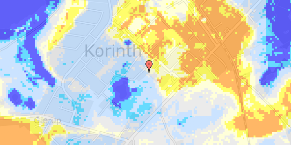 Ekstrem regn på Lykkemarken 7