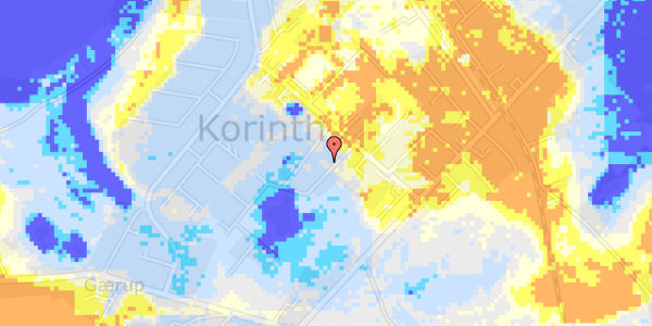 Ekstrem regn på Lykkemarken 8