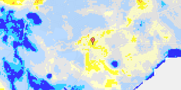 Ekstrem regn på Margrethevang 25