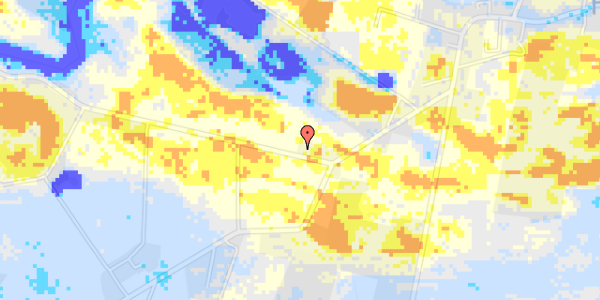 Ekstrem regn på Dilshøj 6