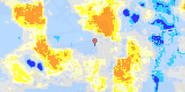 Ekstrem regn på Nyborgvej 36