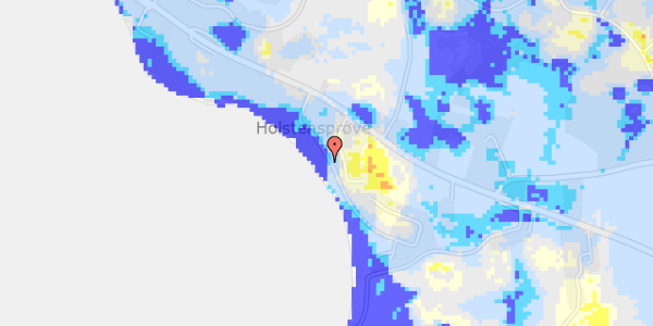 Ekstrem regn på Ny Holstensprøve 10