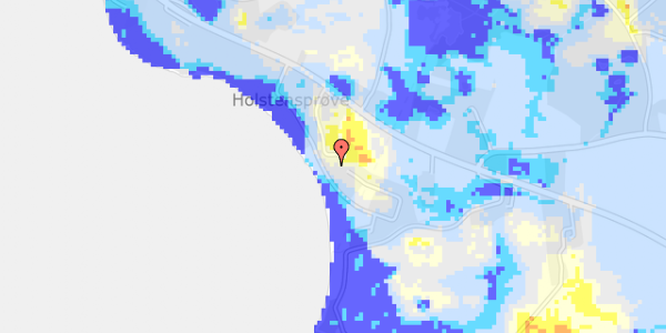 Ekstrem regn på Ny Holstensprøve 19