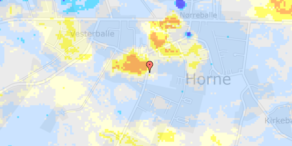 Ekstrem regn på Præstegårdsgyden 4