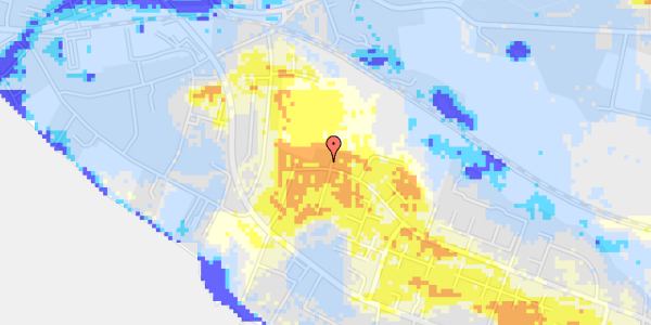 Ekstrem regn på Ravnebjerg 1A