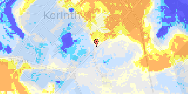 Ekstrem regn på Reventlowsvej 58A