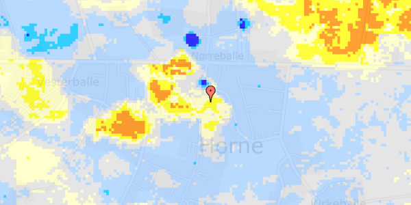 Ekstrem regn på Skolevej 1F