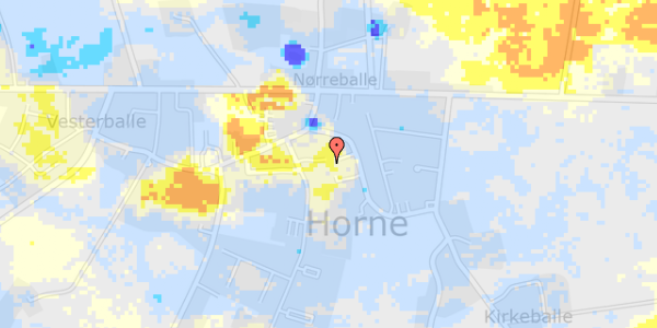 Ekstrem regn på Skolevej 1M