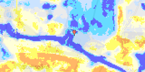 Ekstrem regn på Steensgaard 9