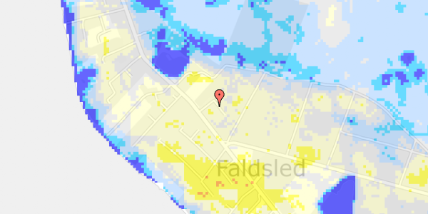 Ekstrem regn på Steensvang 25