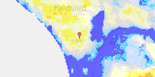 Ekstrem regn på Strandgyden 2