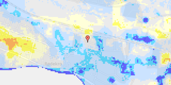 Ekstrem regn på Strandgårdsparken 97