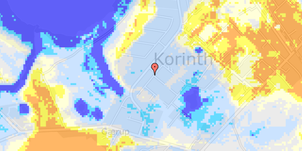 Ekstrem regn på Sybillesvej 12