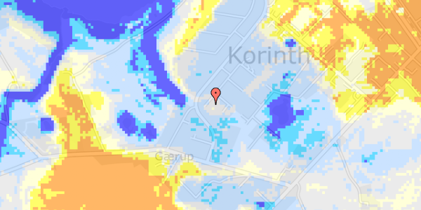 Ekstrem regn på Sybillesvej 24