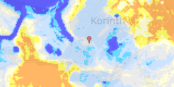 Ekstrem regn på Sybillesvej 30