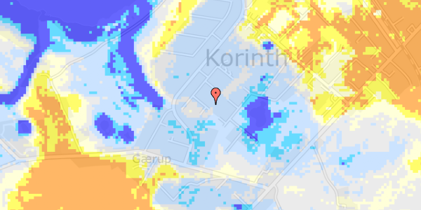 Ekstrem regn på Sybillesvej 36