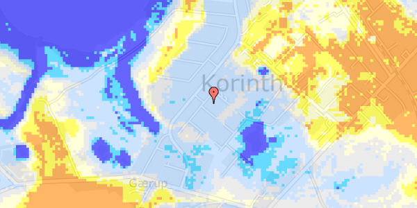 Ekstrem regn på Sybillesvej 52