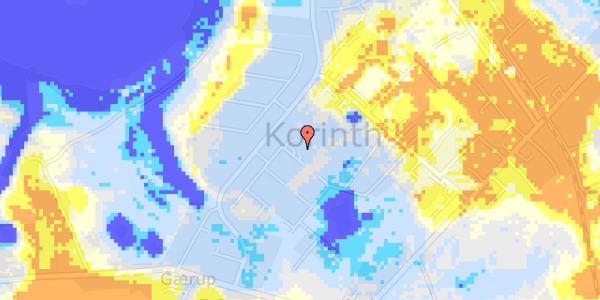 Ekstrem regn på Sybillesvej 74