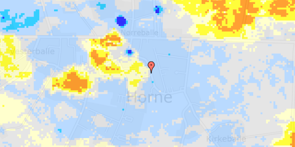 Ekstrem regn på Søren Lundsvej 12