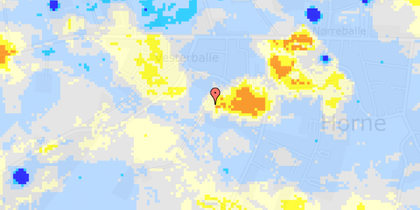 Ekstrem regn på Tygsbjergvej 5