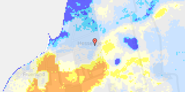 Ekstrem regn på Vigøvej 14