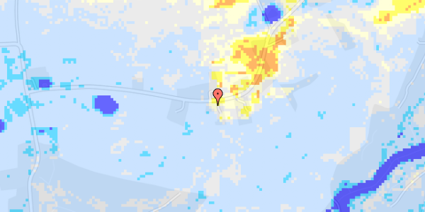 Ekstrem regn på Østrup 10