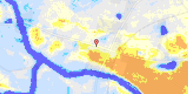 Ekstrem regn på Assensvej 107