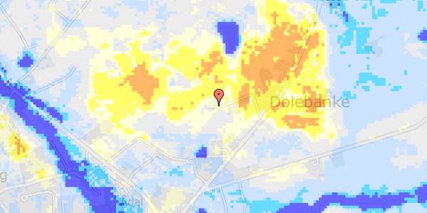 Ekstrem regn på Dolevej 21