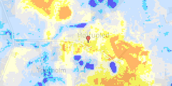 Ekstrem regn på Højrupvej 13