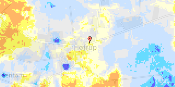 Ekstrem regn på Højrupvej 55