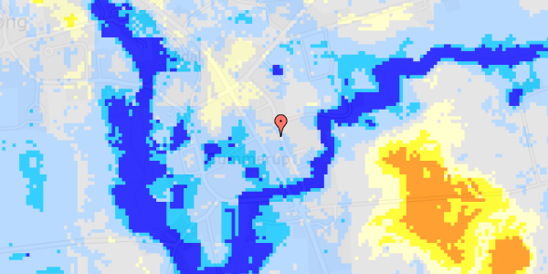 Ekstrem regn på Klaregade 14