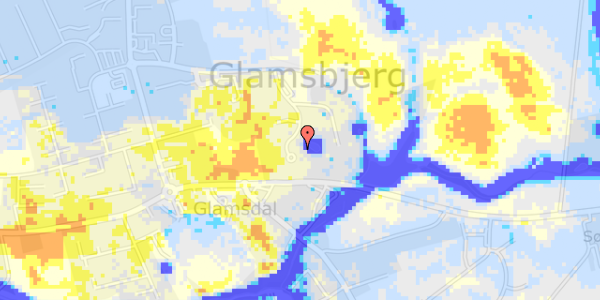 Ekstrem regn på Langbygårdsvej 38, . 2