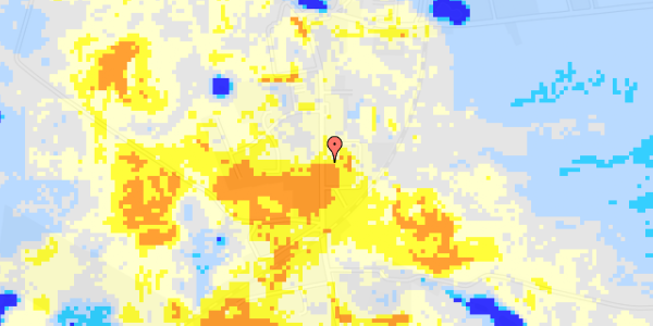 Ekstrem regn på Langgade 14