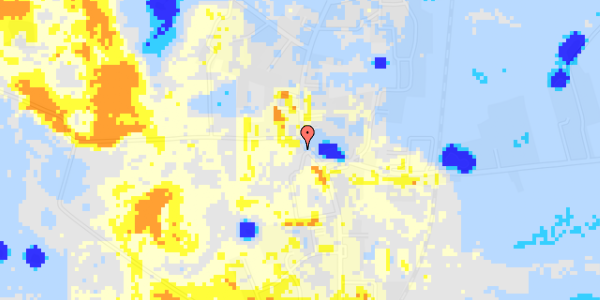 Ekstrem regn på Langgade 39