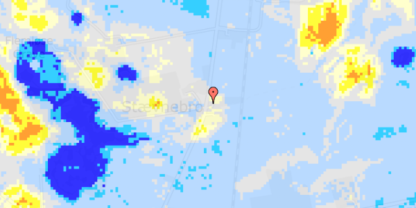 Ekstrem regn på Langgade 86