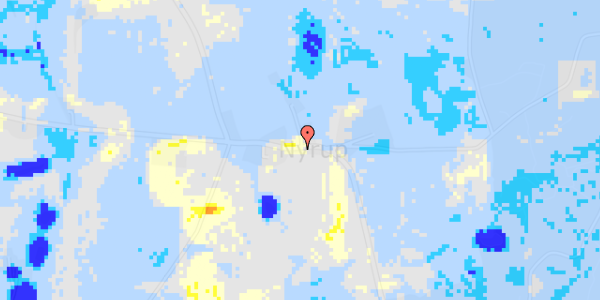 Ekstrem regn på Nyrupvej 60