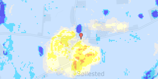 Ekstrem regn på Søllestedvej 25