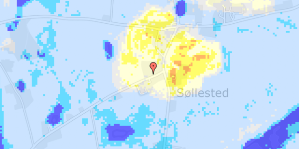 Ekstrem regn på Søllestedvej 50