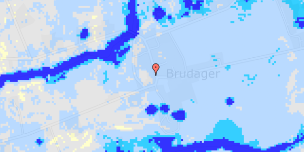 Ekstrem regn på Brudager Bygade 3