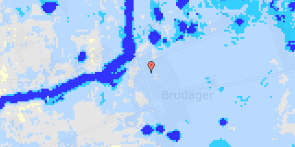 Ekstrem regn på Brudager Bygade 12, 1. 