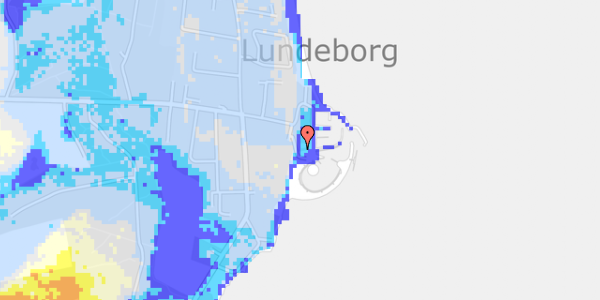 Ekstrem regn på Havnevej 1C