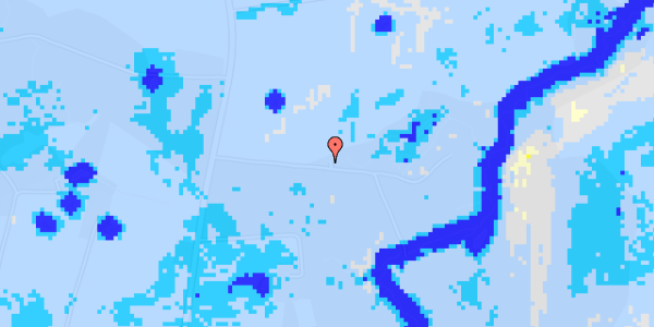 Ekstrem regn på Landevejen 196