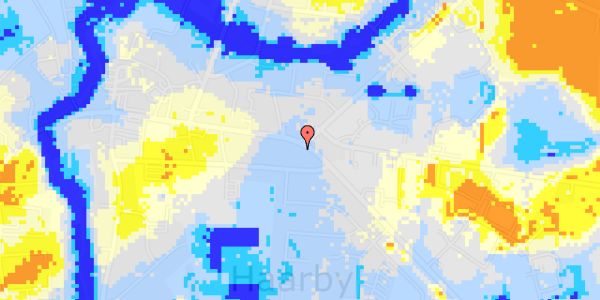 Ekstrem regn på Algade 1, 1. th