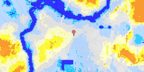 Ekstrem regn på Algade 14