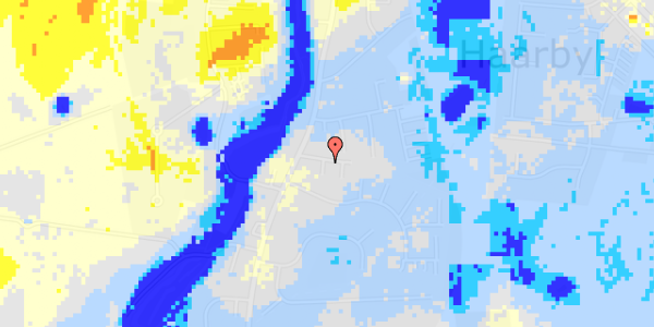 Ekstrem regn på Ballegaards Alle 14