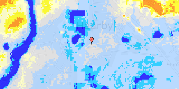 Ekstrem regn på Blommehaven 55