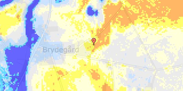 Ekstrem regn på Brydegaardsvej 23