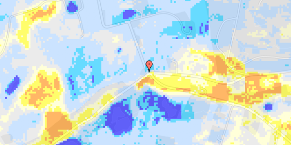 Ekstrem regn på Dorthealundsvej 1